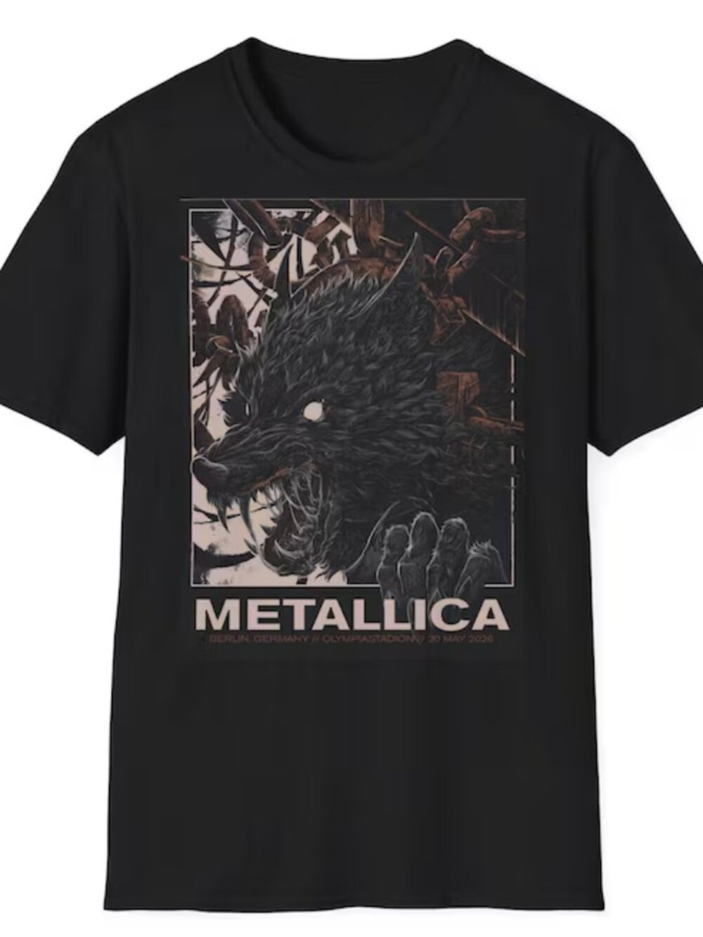 Metallica Berlin 2026 T shirt - Concert t shirt - M72 World Tour T Shirt